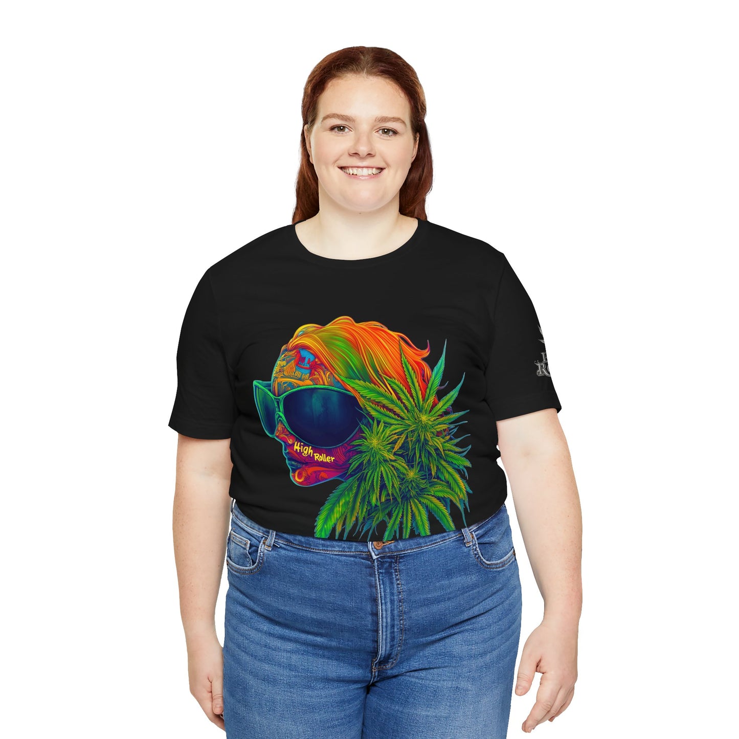 Neon Dreams Tee - Premium Airlume Cotton Cannabis Culture Psychedelic Profile Art