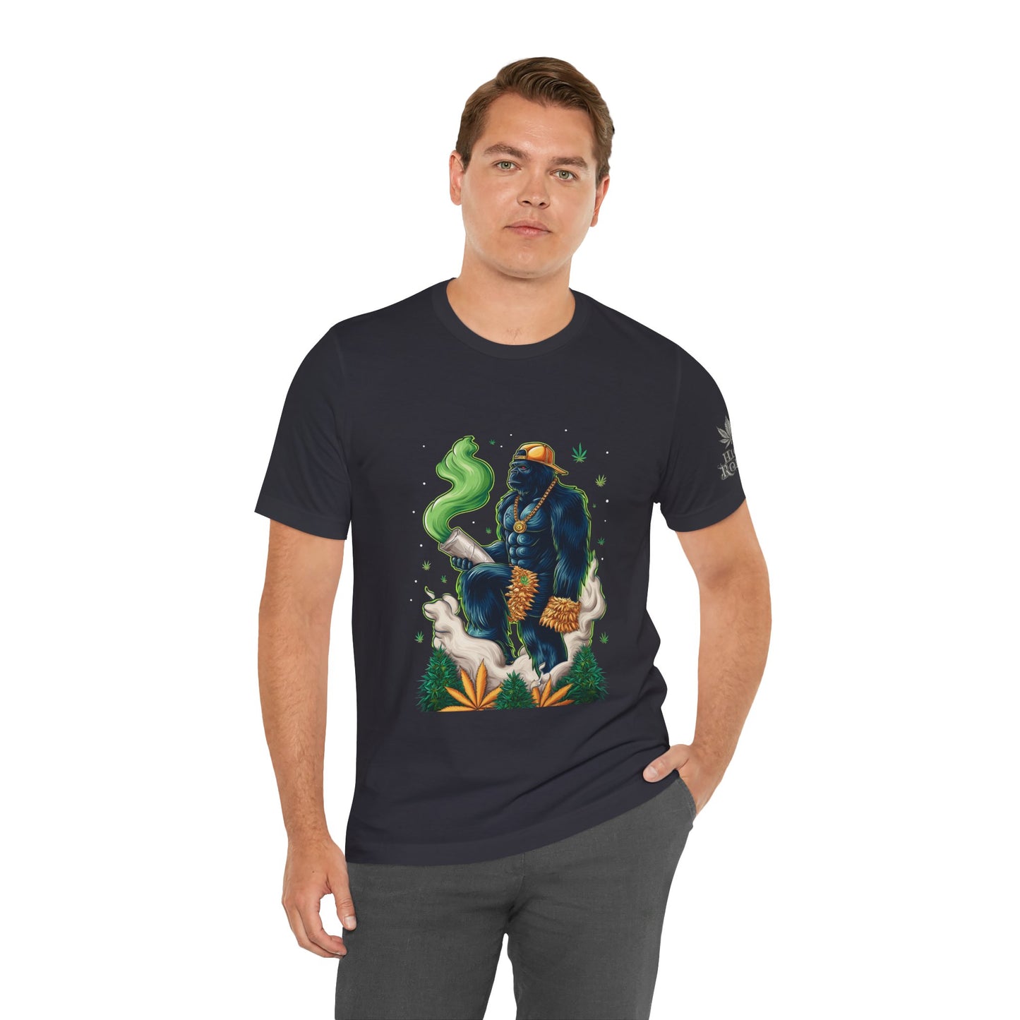 Bigfoot Cannabis Scholar T-Shirt - Premium Sasquatch 420 Lifestyle Apparel