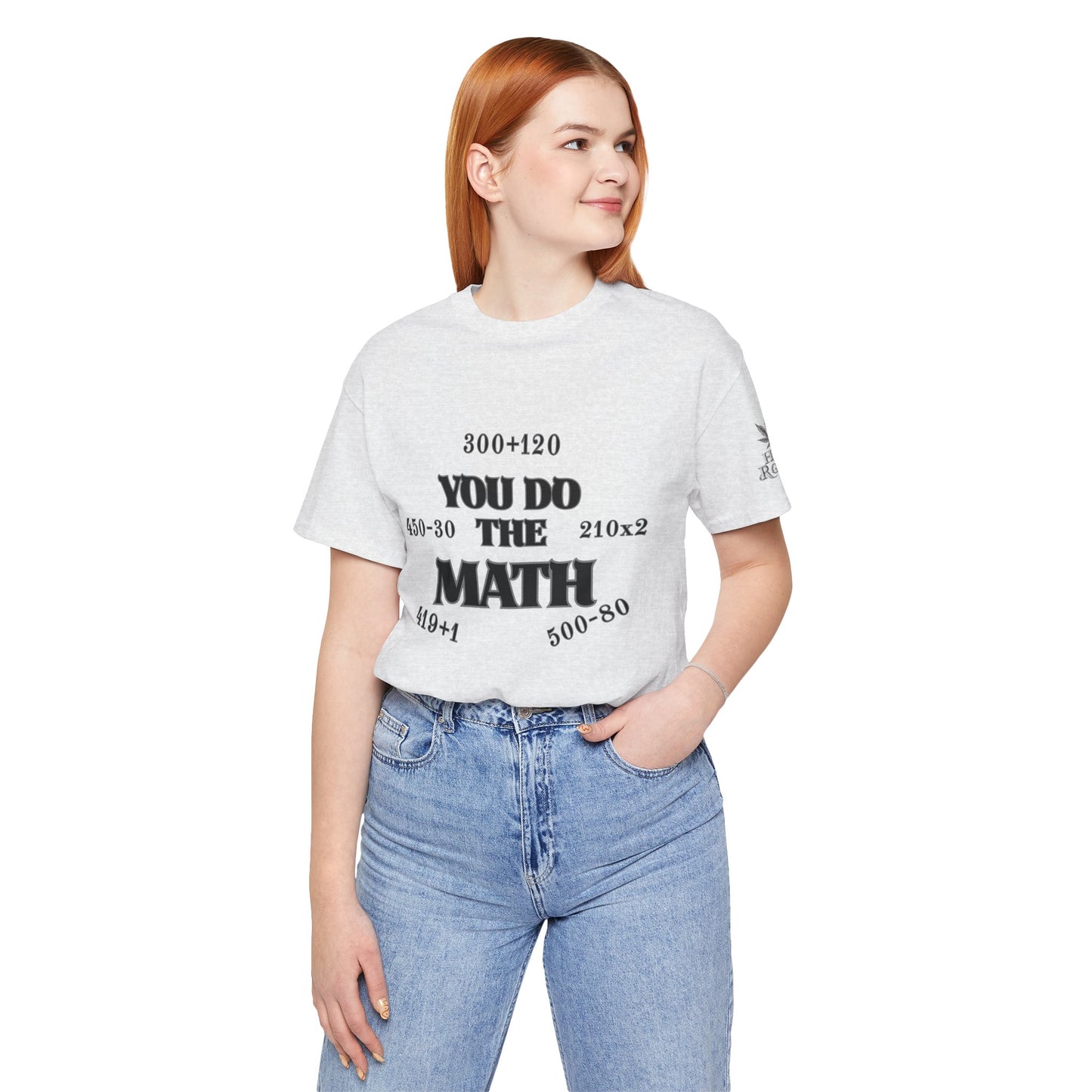 High Roller You Do The Math 420 Equations Cannabis T-Shirt - Premium Mathematical Humor Wordplay Intelligence Comedy Apparel