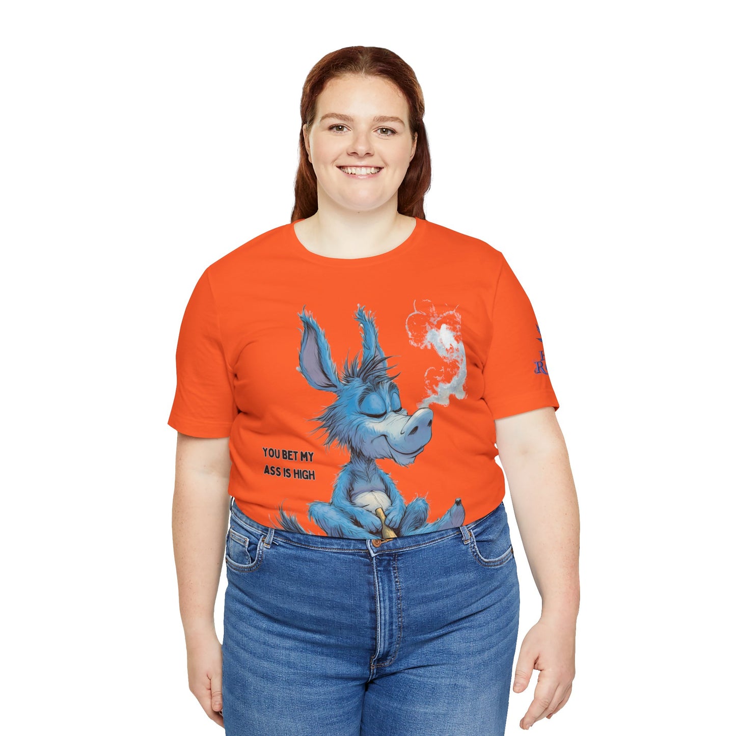 You Bet My Ass is High" - Funny Cannabis Donkey T-Shirt