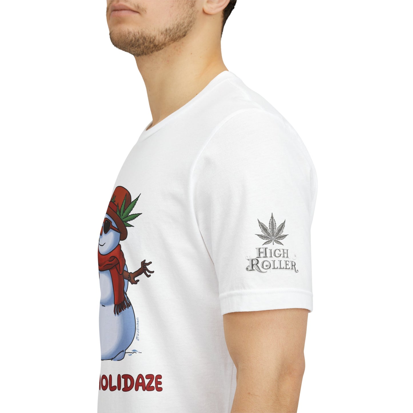 Happy Holidaze Premium Cannabis Christmas T-Shirt