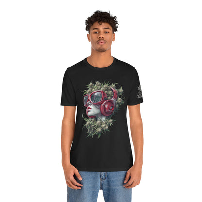 CANNABIS GODDESS TECH™ | PREMIUM FUTURISTIC ART TEE