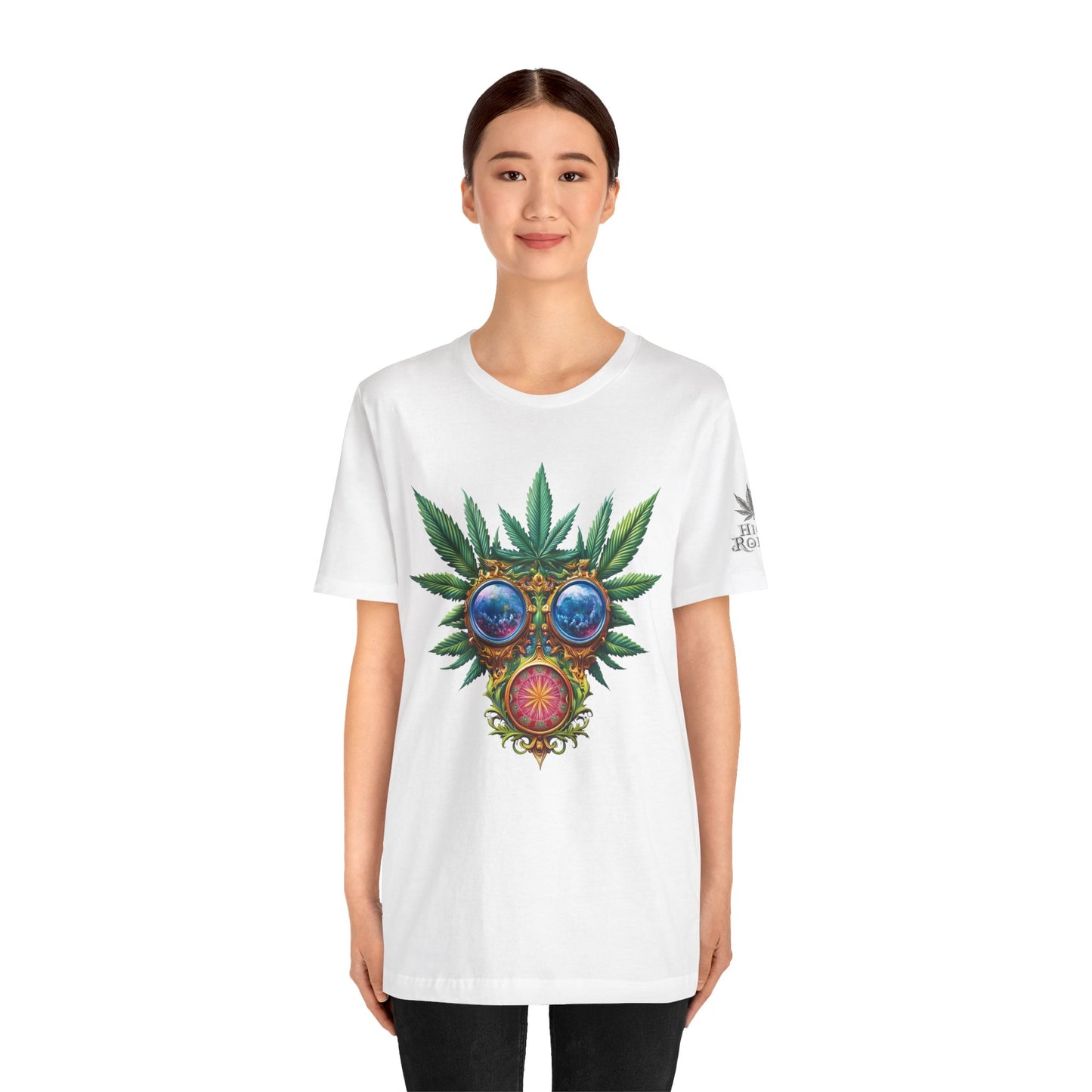 Third Eye Vision T-Shirt - Premium Airlume Cotton Cannabis Kaleidoscope Art Tee
