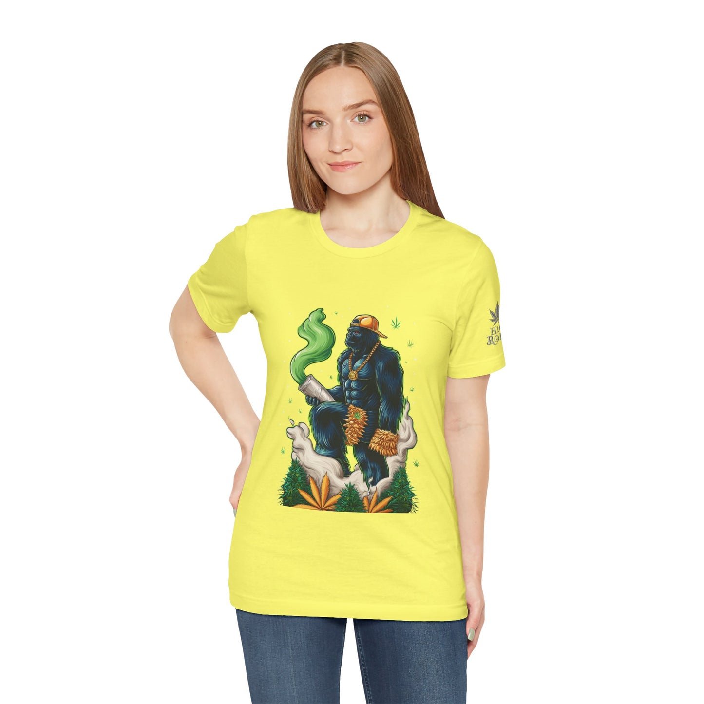 Bigfoot Cannabis Scholar T-Shirt - Premium Sasquatch 420 Lifestyle Apparel