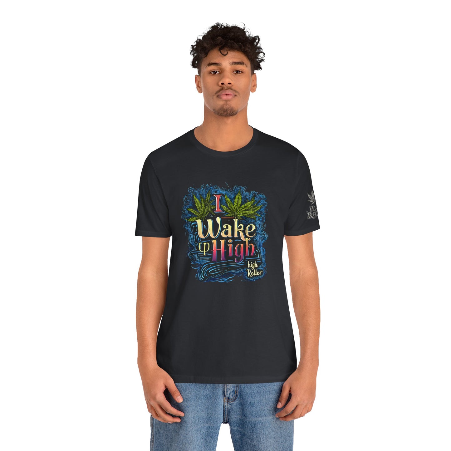 Wake Up High™ | Premium Cannabis Art Tee - Limited Edition | High Roller