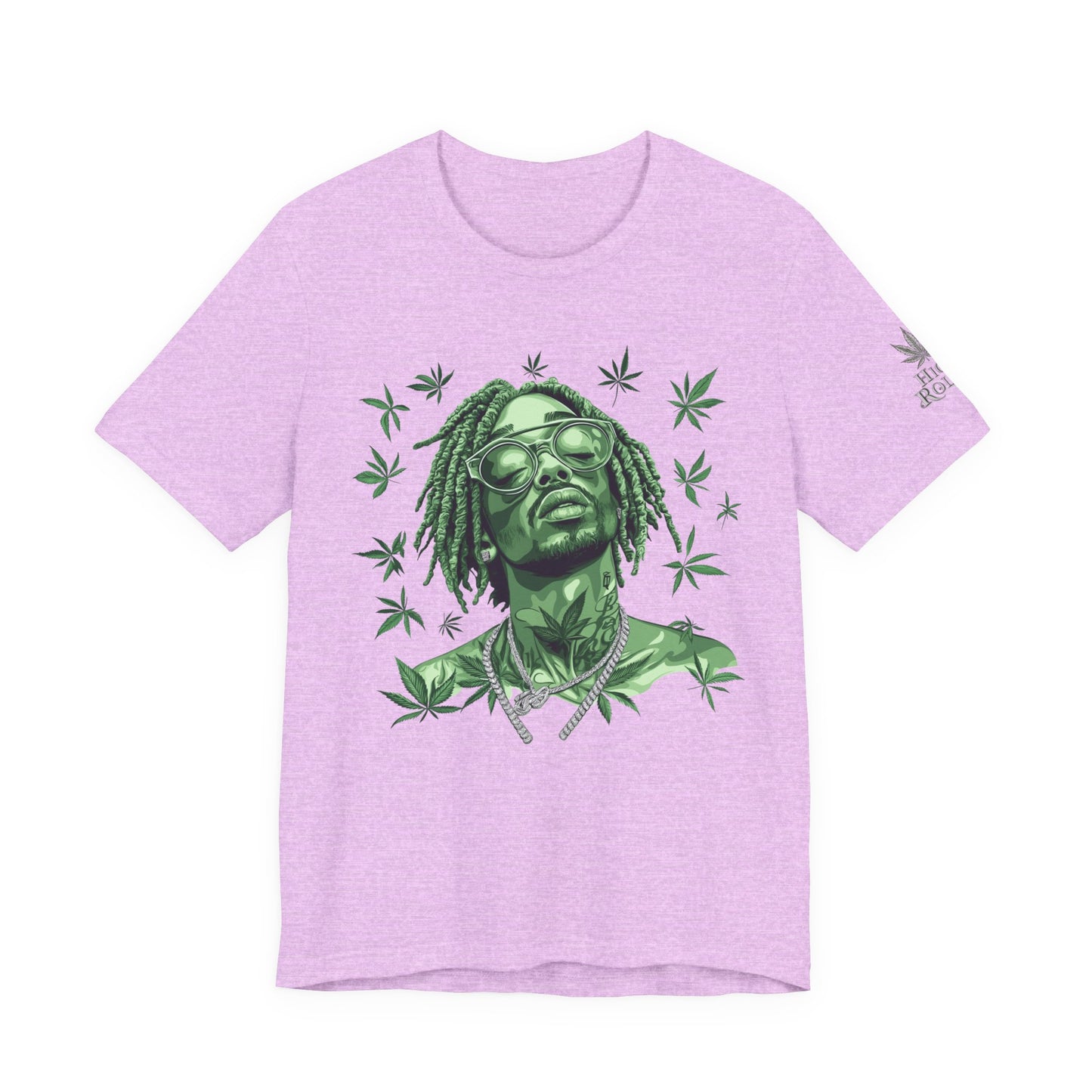 Elevated Vision Green Dream Tee - Premium Airlume Cotton Cannabis Culture Art