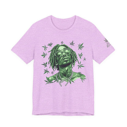 Elevated Vision Green Dream Tee - Premium Airlume Cotton Cannabis Culture Art