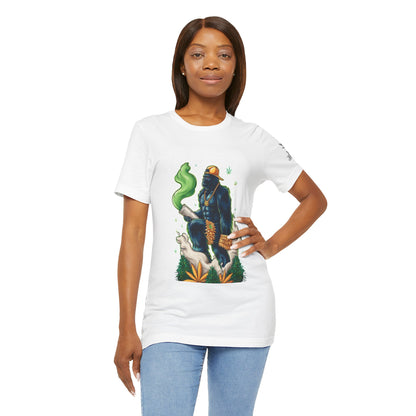 Bigfoot Cannabis Scholar T-Shirt - Premium Sasquatch 420 Lifestyle Apparel