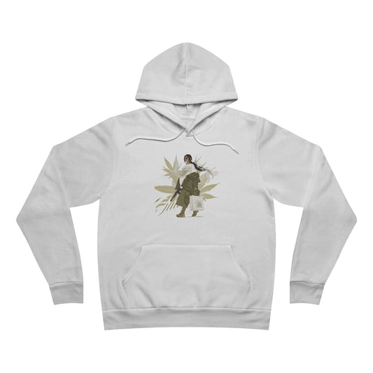 Goddess Garden Hoodie - Premium Sponge Fleece Cannabis Culture Feminine Nature Art