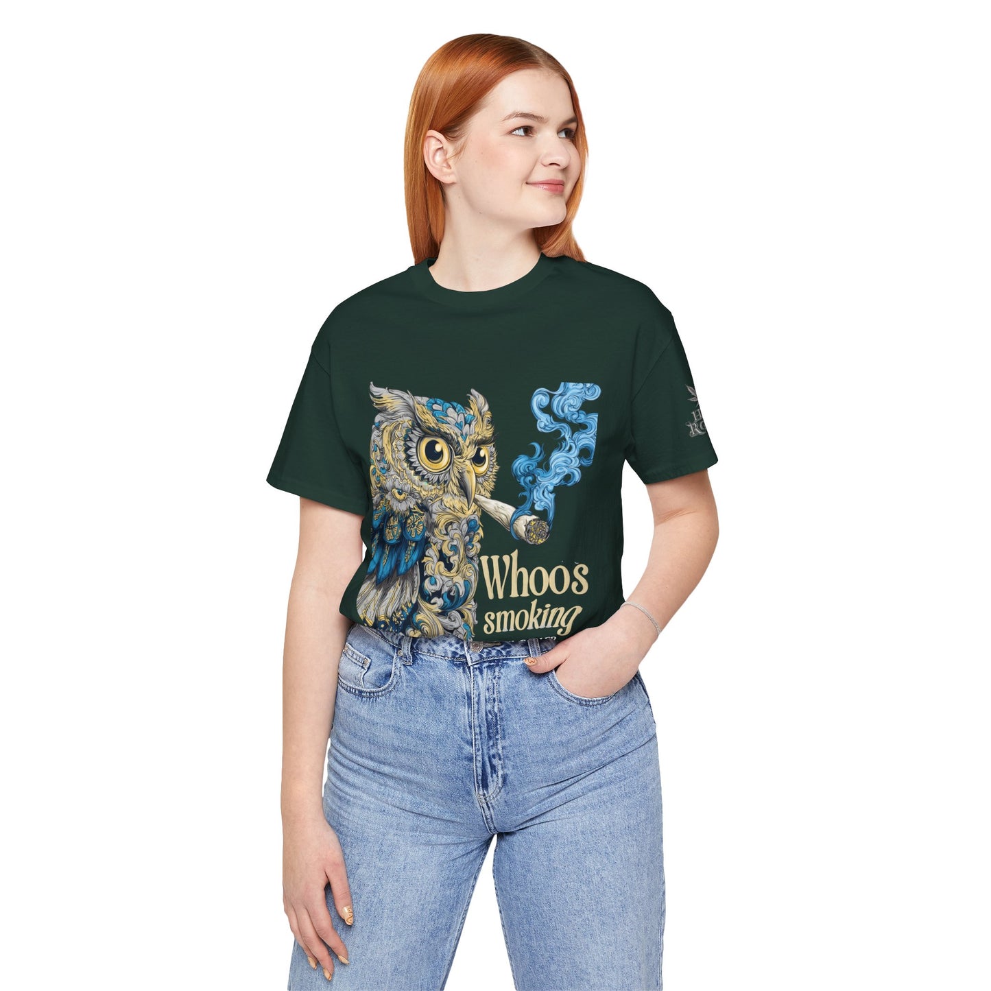 WHOOS SMOKING™ | PREMIUM WISDOM CANNABIS TEE