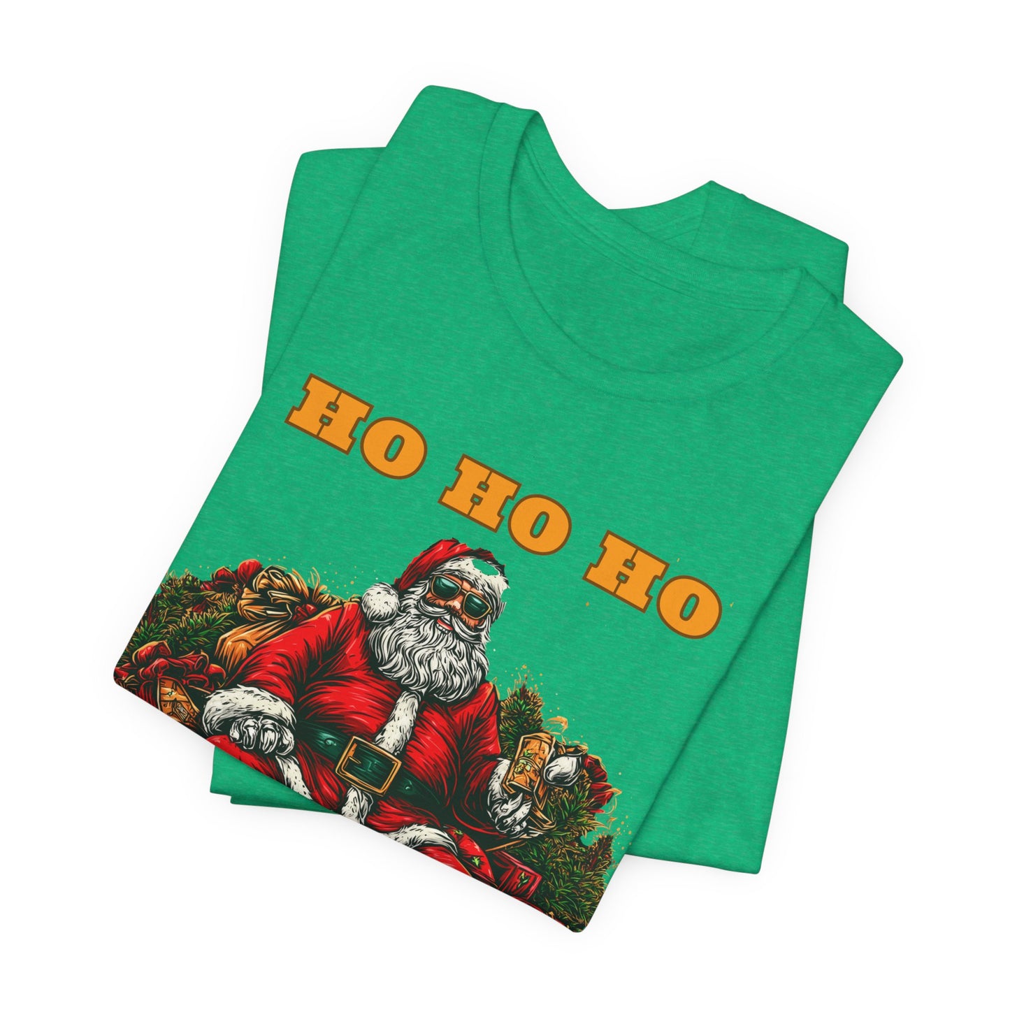 Ho Ho Ho Lot Of Weed Premium Cannabis Christmas T-Shirt