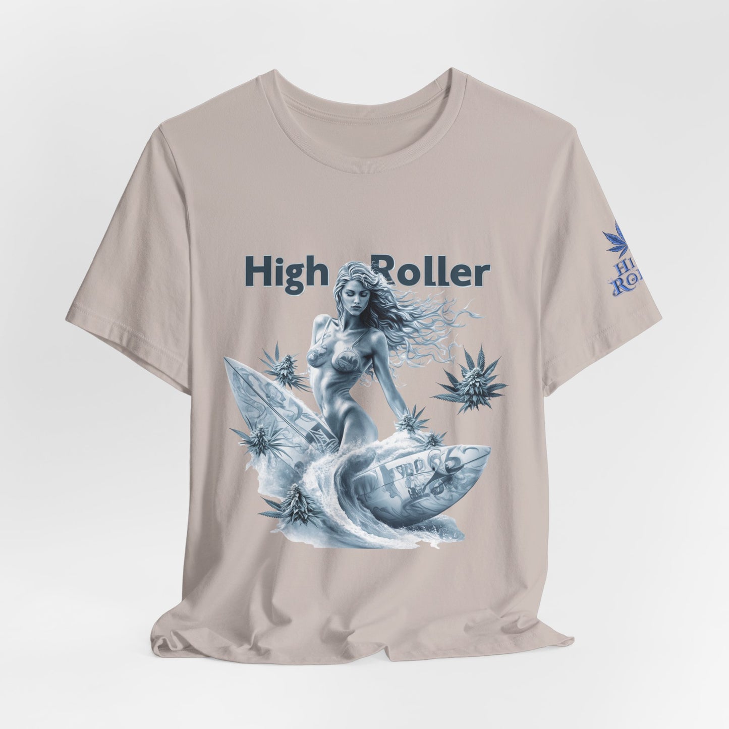Cannabis Goddess Tee - Feminine Beauty Art Design | High Roller