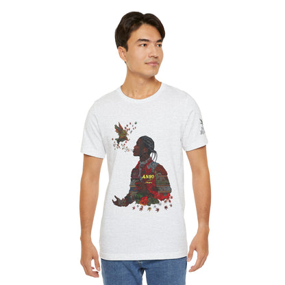 High Roller ANSO Freedom Eagle Cannabis T-Shirt - Premium 420 Artistic Double Exposure Urban Culture Liberation Apparel