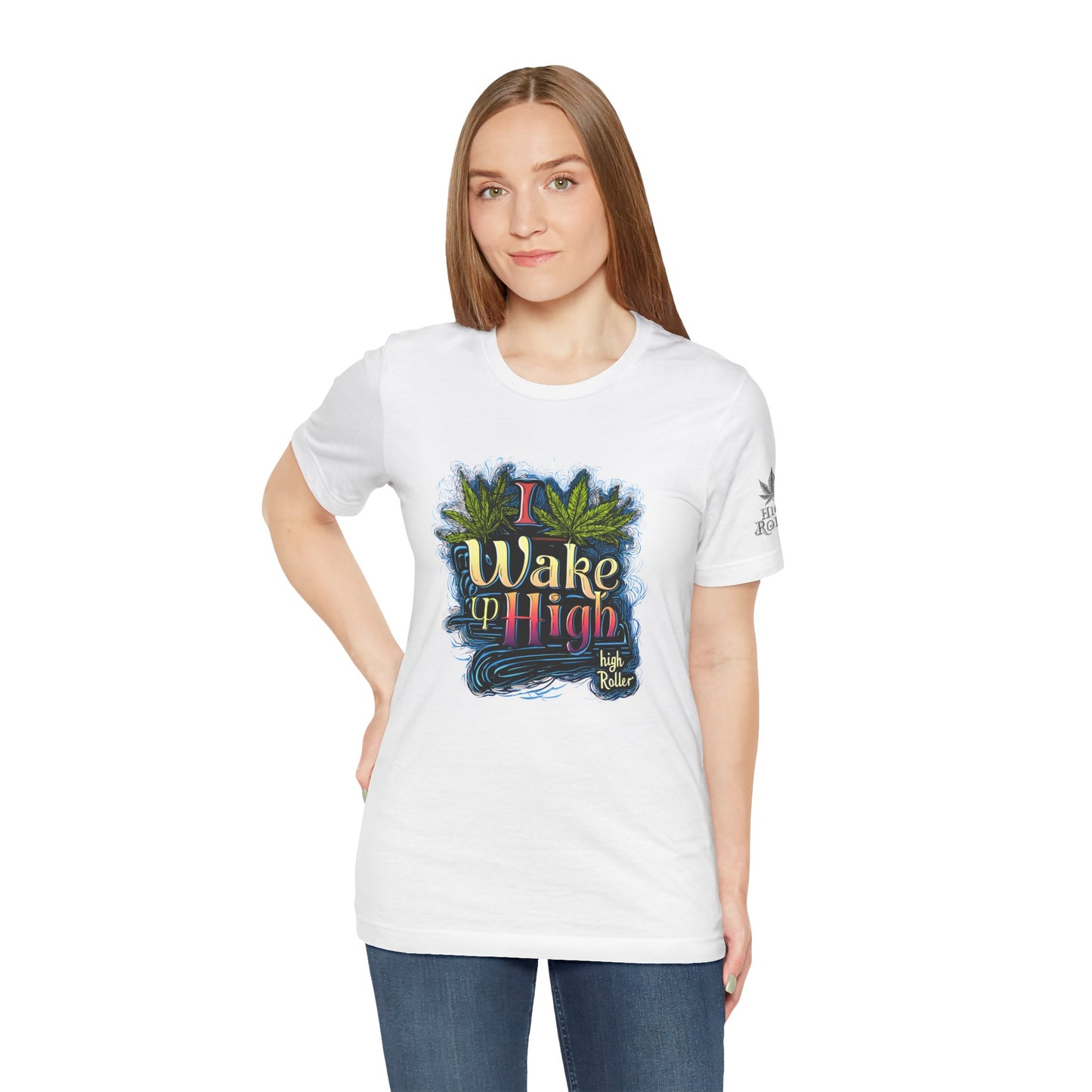 Wake Up High™ | Premium Cannabis Art Tee - Limited Edition | High Roller