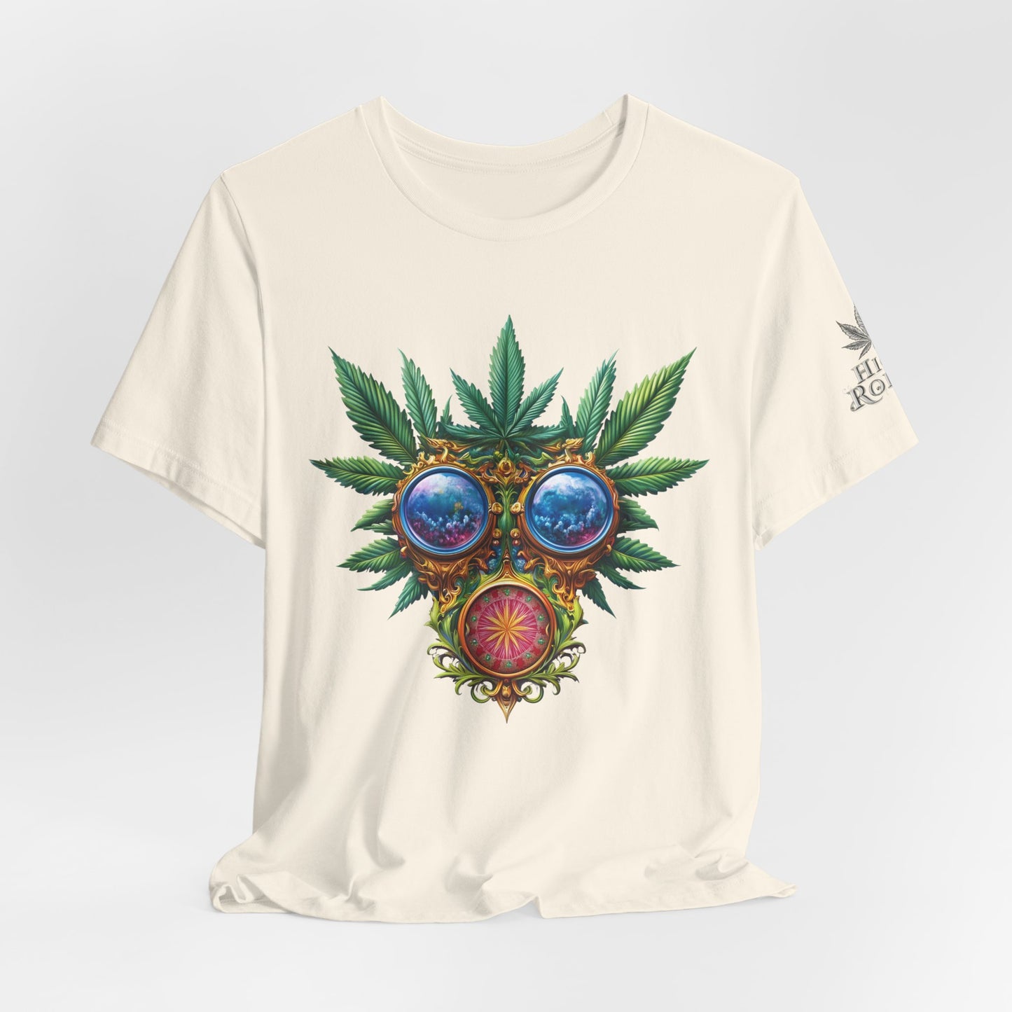 Third Eye Vision T-Shirt - Premium Airlume Cotton Cannabis Kaleidoscope Art Tee