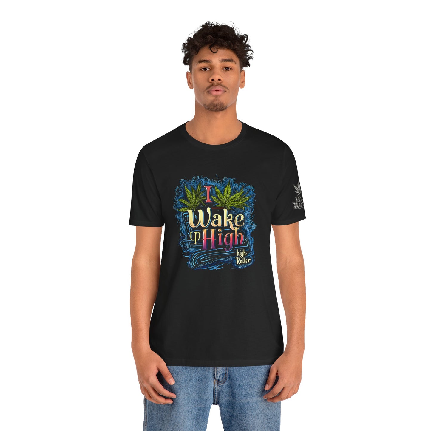 Wake Up High™ | Premium Cannabis Art Tee - Limited Edition | High Roller