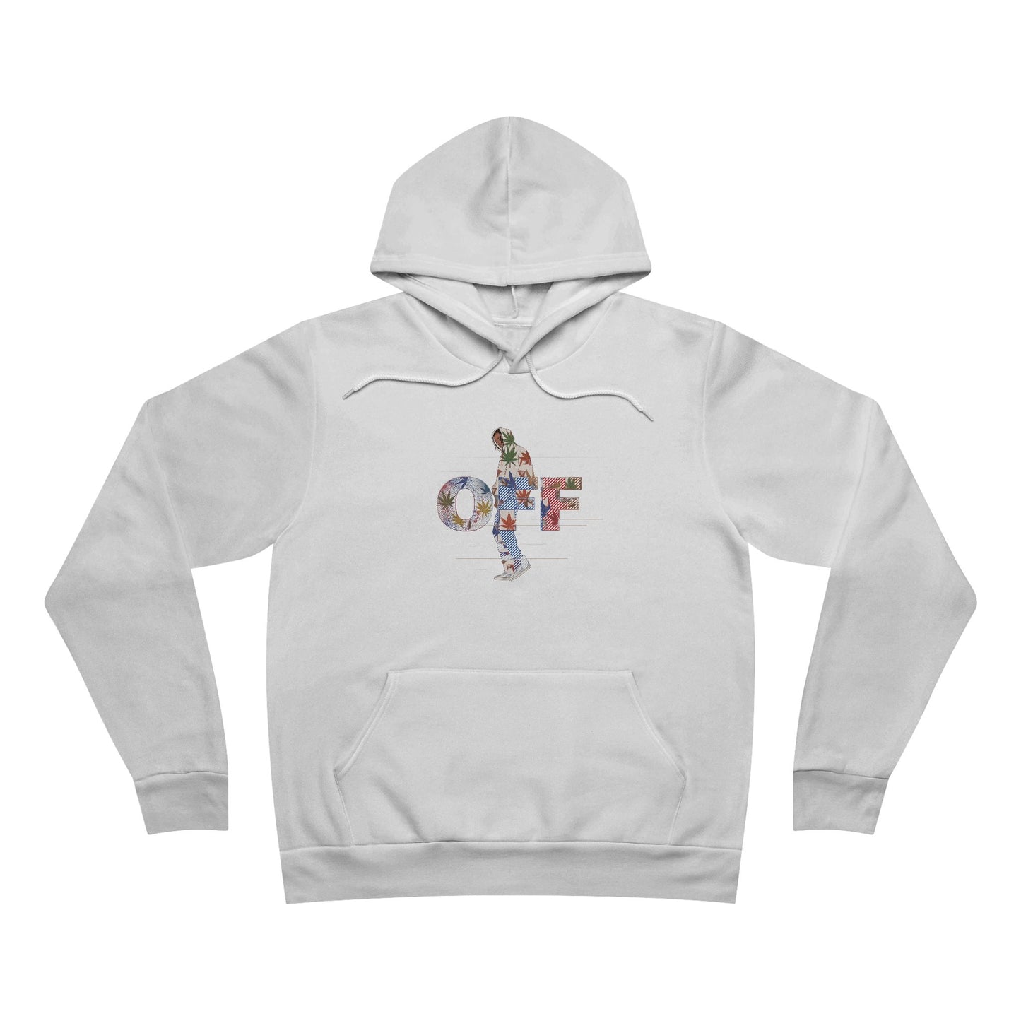 OFF Cannabis Collage - Artistic 420 Typography Unisex Pullover Hoodie
