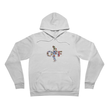 OFF Cannabis Collage - Artistic 420 Typography Unisex Pullover Hoodie
