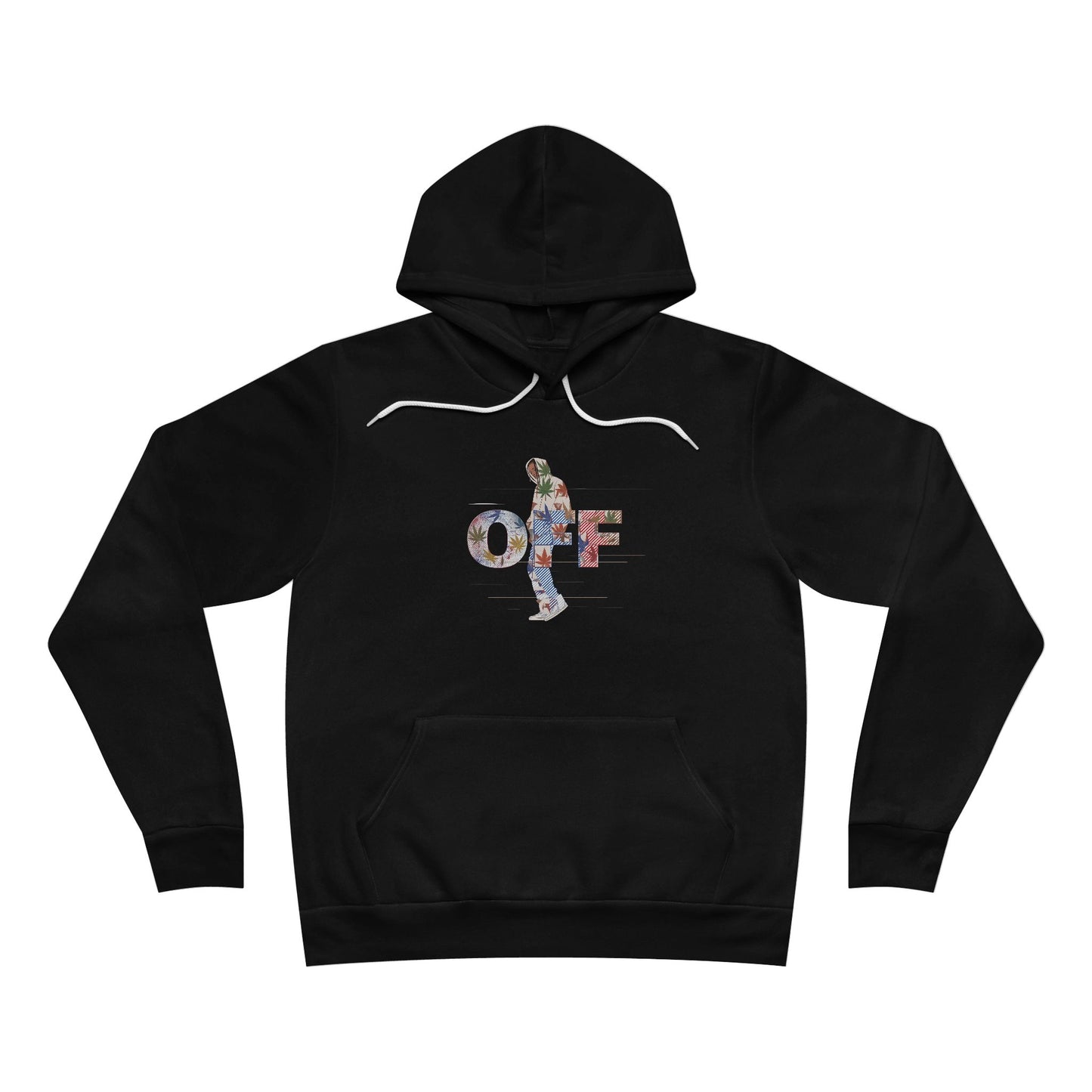 OFF Cannabis Collage - Artistic 420 Typography Unisex Pullover Hoodie