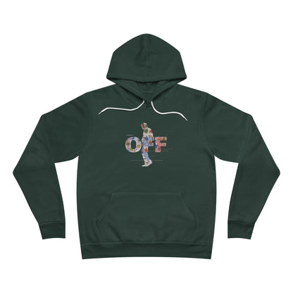 OFF Cannabis Collage - Artistic 420 Typography Unisex Pullover Hoodie