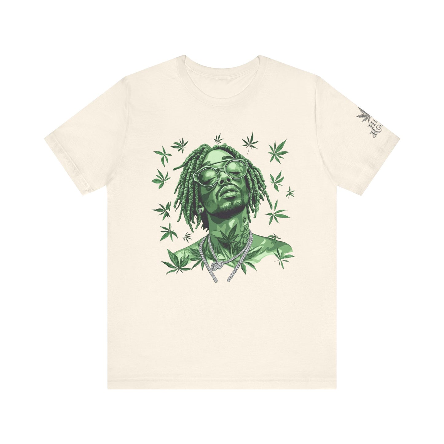 Elevated Vision Green Dream Tee - Premium Airlume Cotton Cannabis Culture Art