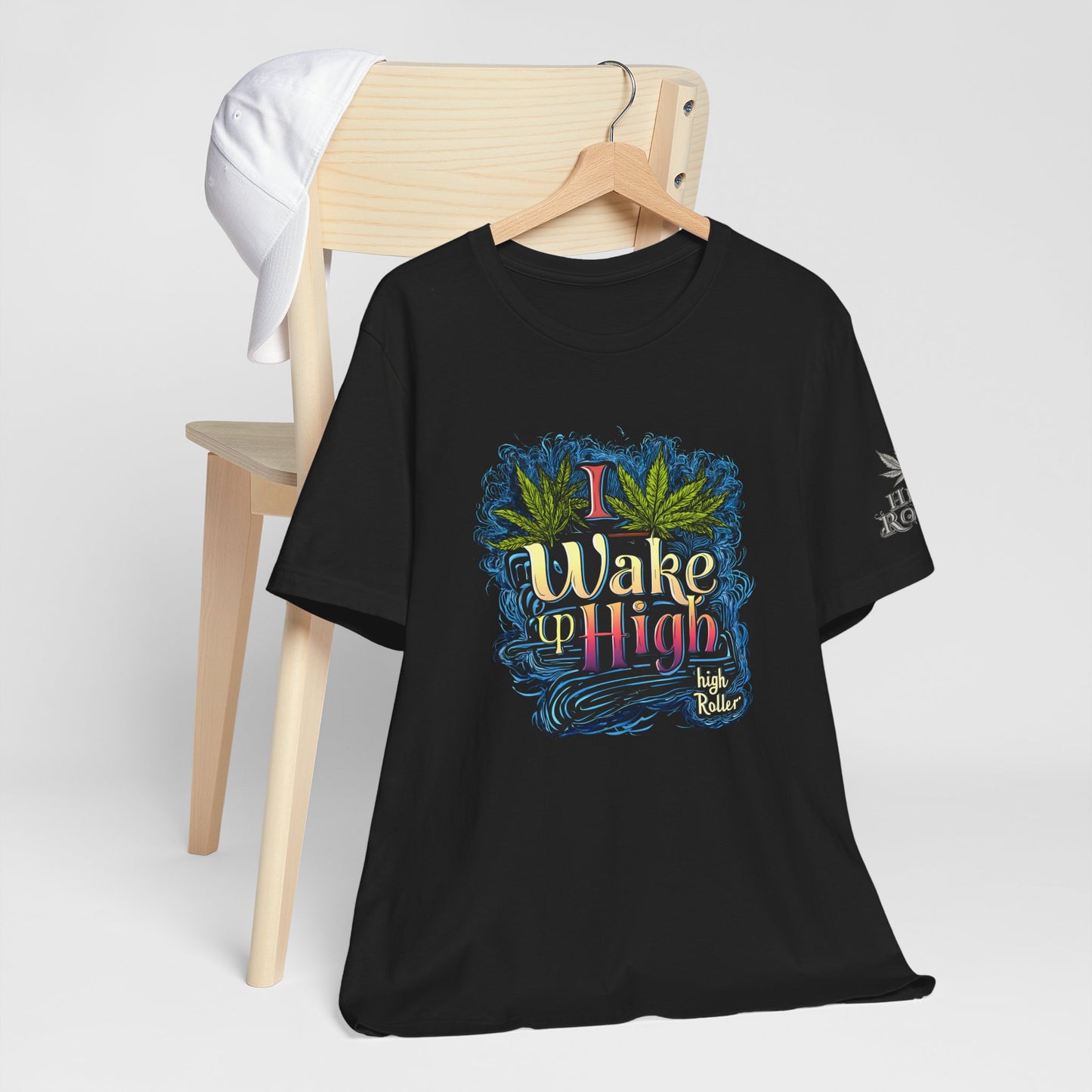 Wake Up High™ | Premium Cannabis Art Tee - Limited Edition | High Roller