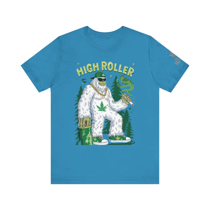 Alpine Yeti HIGH ROLLER T-Shirt - Premium Cannabis Mountain Culture Apparel