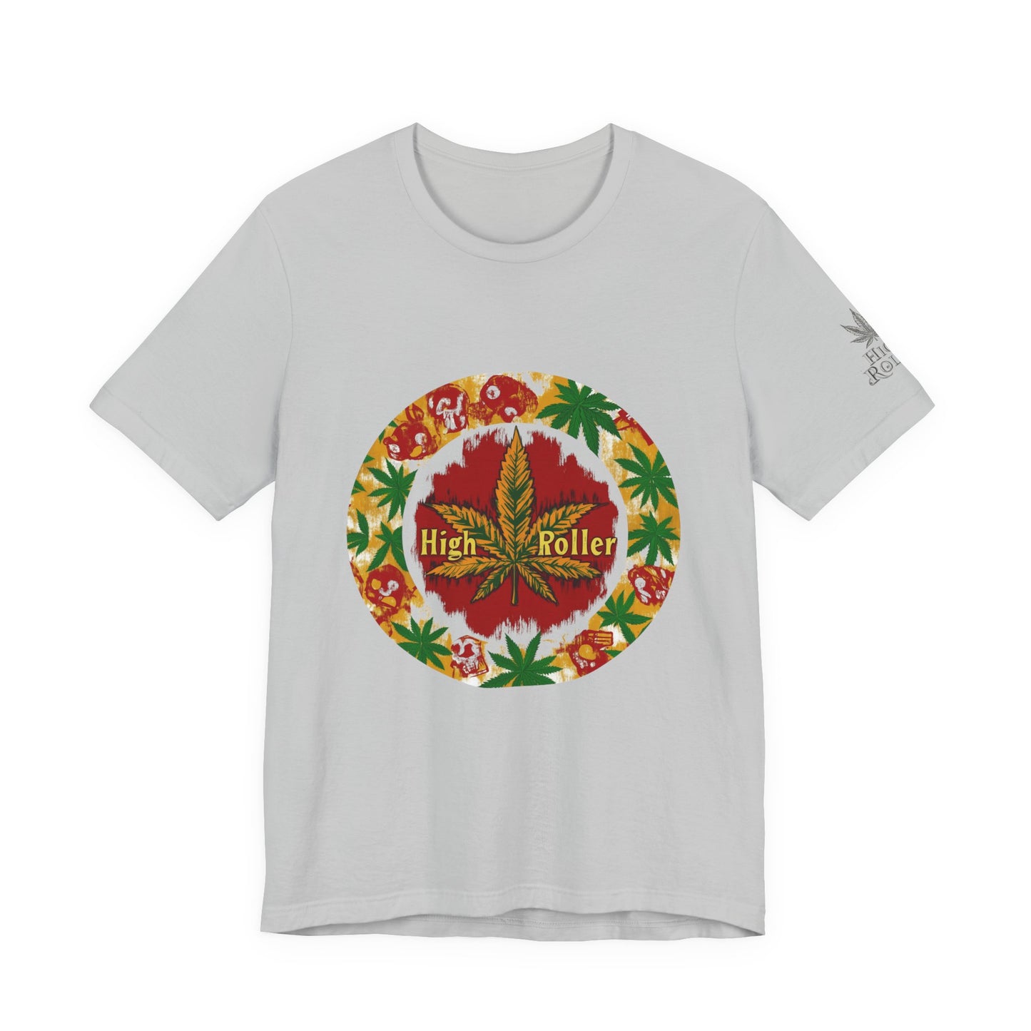 Latino Sol Tee - Premium Airlume Cotton Cannabis Culture Latin Folk Art Design