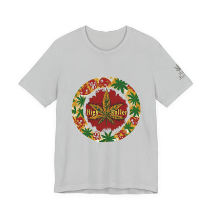 Latino Sol Tee - Premium Airlume Cotton Cannabis Culture Latin Folk Art Design