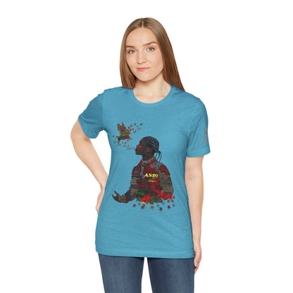 High Roller ANSO Freedom Eagle Cannabis T-Shirt - Premium 420 Artistic Double Exposure Urban Culture Liberation Apparel