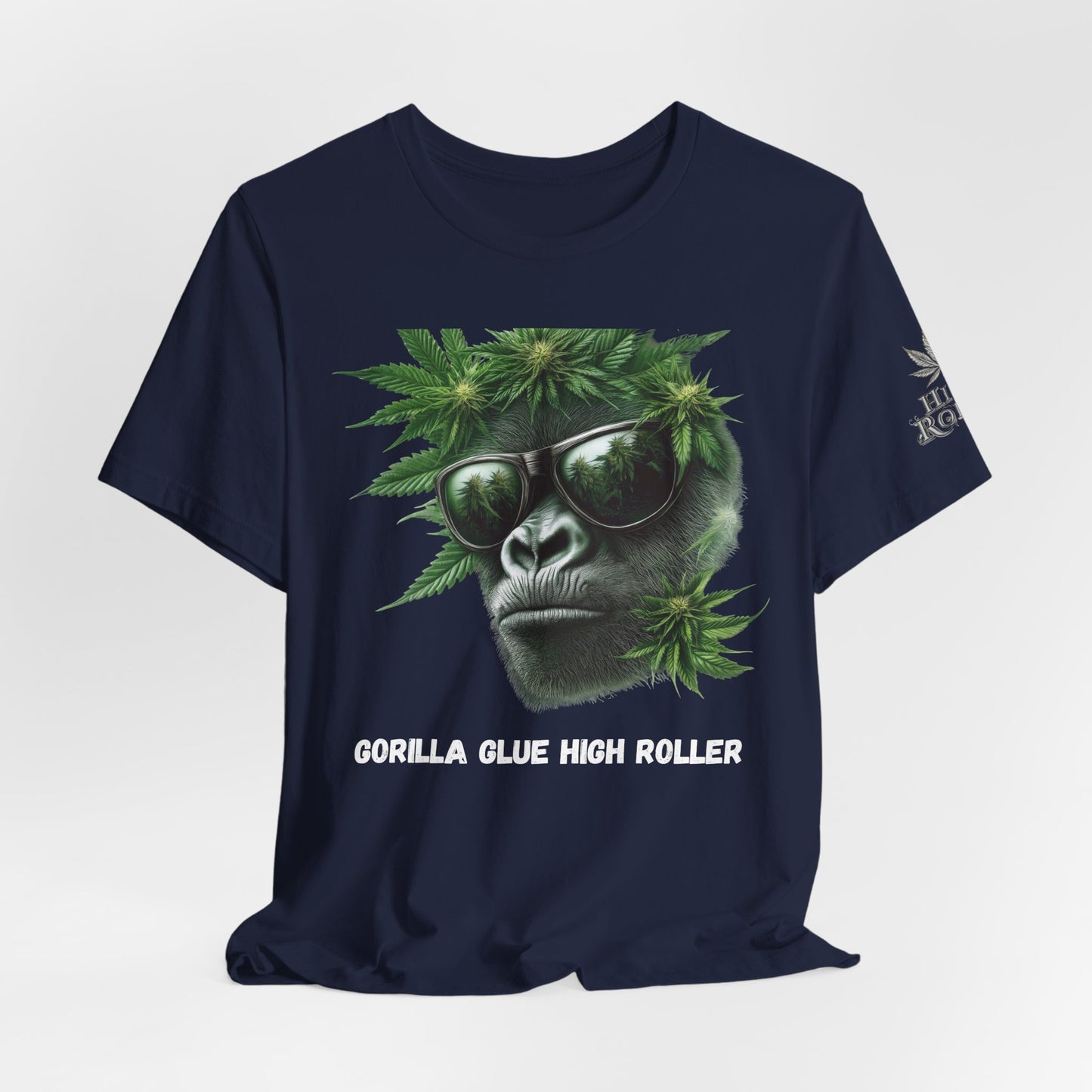 Gorilla Glue Elite Tee - Premium Airlume Cotton Cannabis Strain Culture Black Shirt