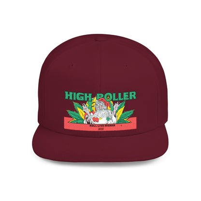 HIGH ROLLER Cannabis Culture Snapback Cap