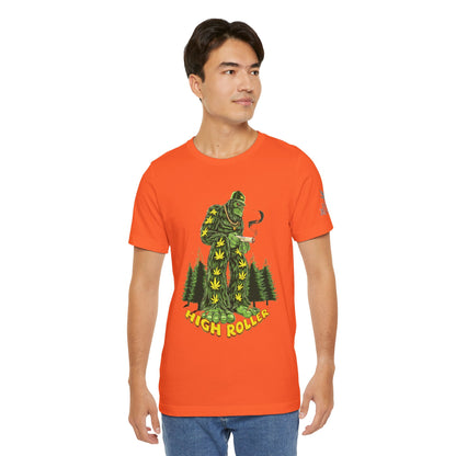 Cannabis Sasquatch Forest King T-Shirt - Premium Bigfoot 420 Lifestyle Apparel"