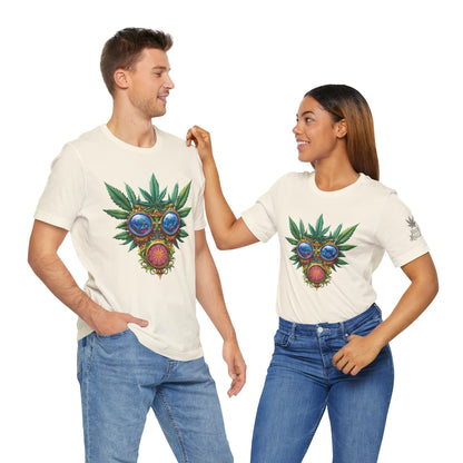 Third Eye Vision T-Shirt - Premium Airlume Cotton Cannabis Kaleidoscope Art Tee