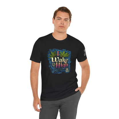 Wake Up High™ | Premium Cannabis Art Tee - Limited Edition | High Roller