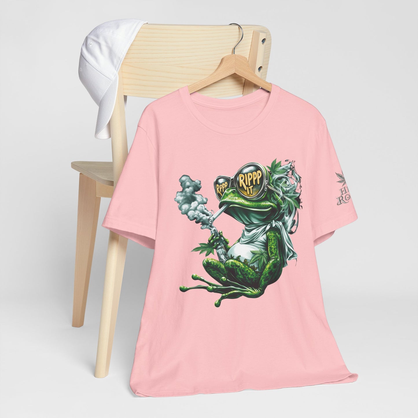 RIPPP IT Cosmic Frog Tee - Premium Airlume Cotton Cannabis Culture Streetwear