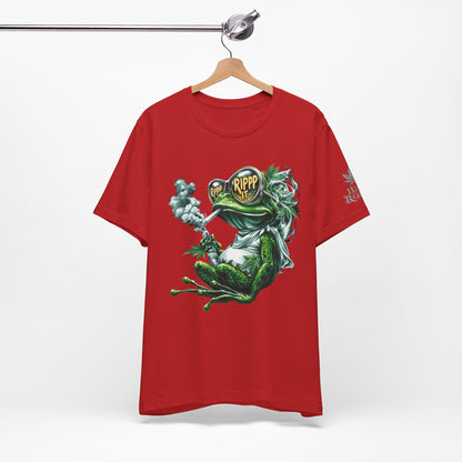 RIPPP IT Cosmic Frog Tee - Premium Airlume Cotton Cannabis Culture Streetwear