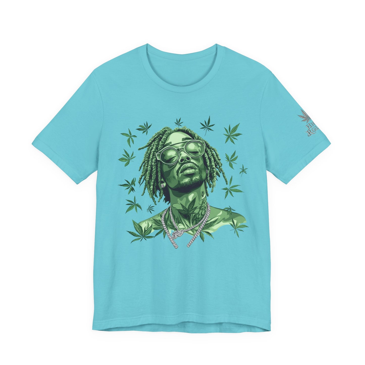 Elevated Vision Green Dream Tee - Premium Airlume Cotton Cannabis Culture Art