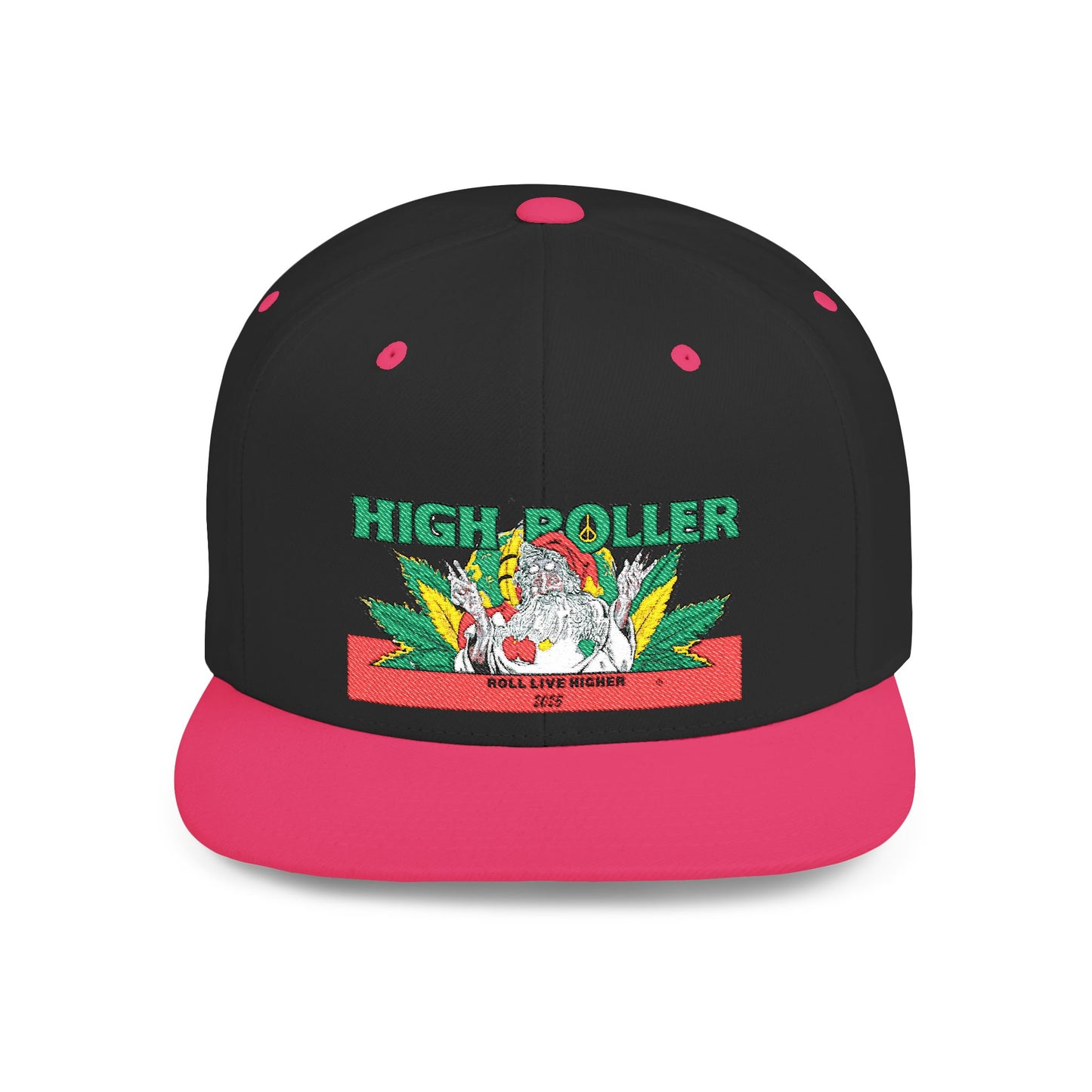 HIGH ROLLER Cannabis Culture Snapback Cap