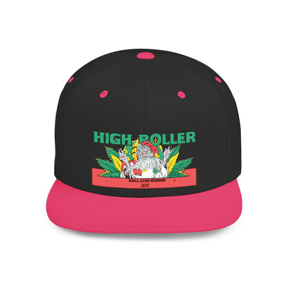 HIGH ROLLER Cannabis Culture Snapback Cap
