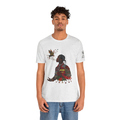 High Roller ANSO Freedom Eagle Cannabis T-Shirt - Premium 420 Artistic Double Exposure Urban Culture Liberation Apparel