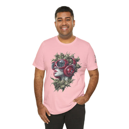 CANNABIS GODDESS TECH™ | PREMIUM FUTURISTIC ART TEE