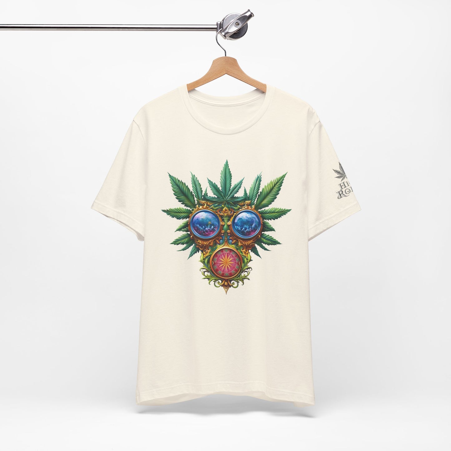Third Eye Vision T-Shirt - Premium Airlume Cotton Cannabis Kaleidoscope Art Tee