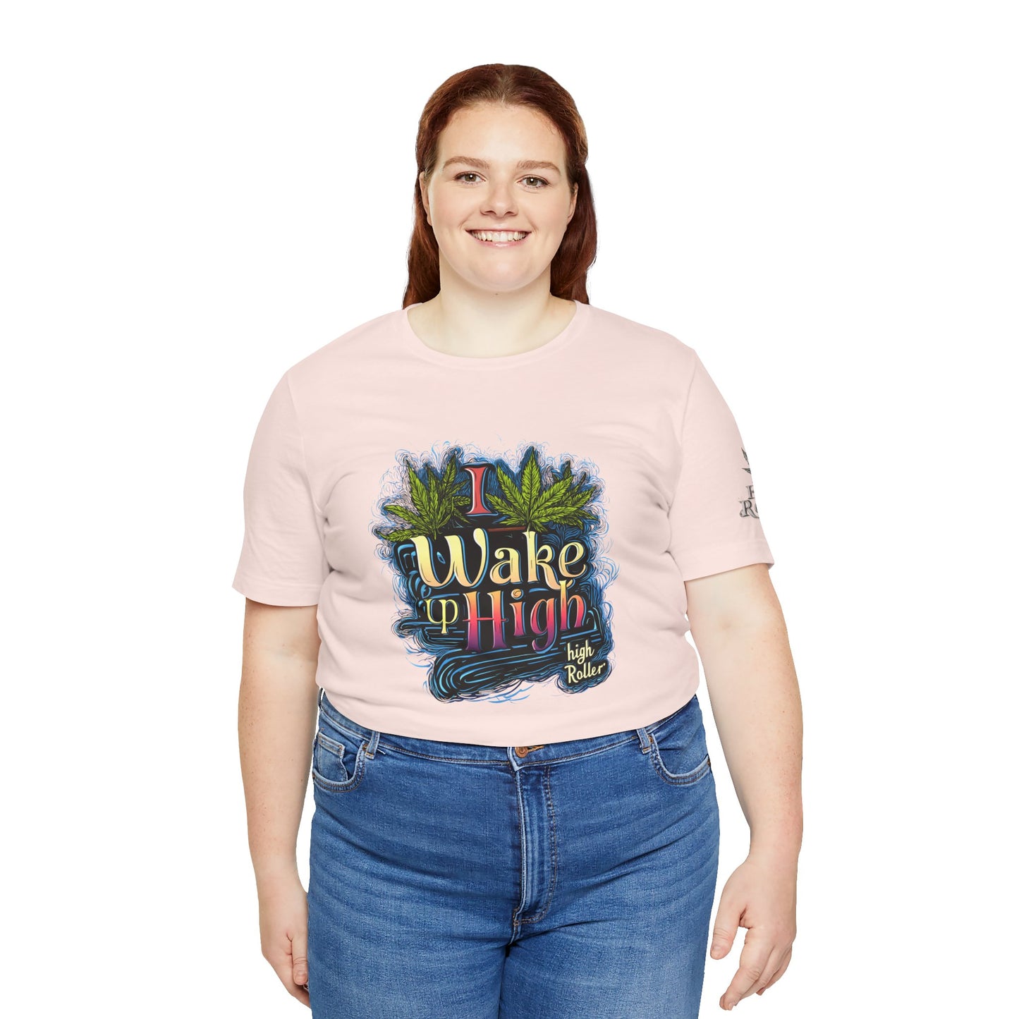 Wake Up High™ | Premium Cannabis Art Tee - Limited Edition | High Roller