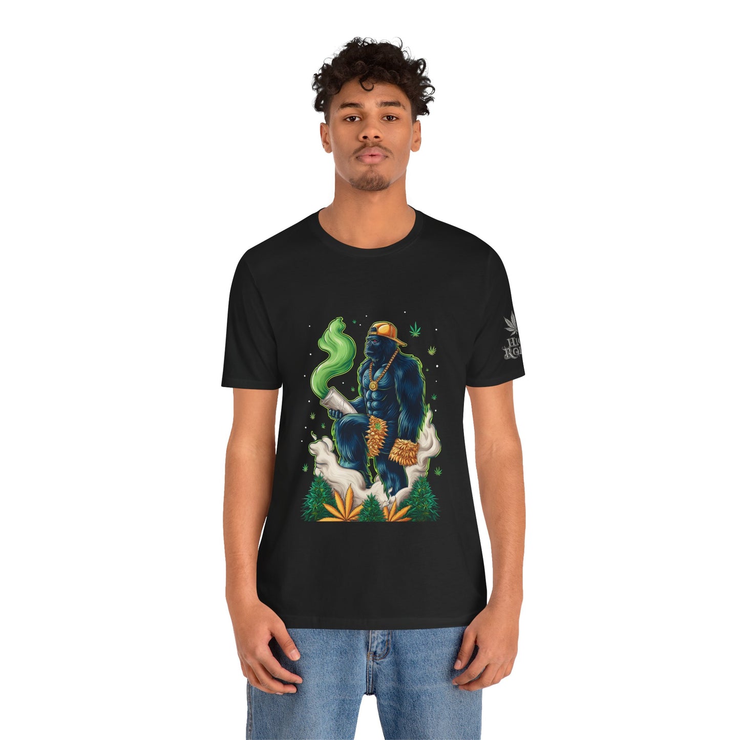 Bigfoot Cannabis Scholar T-Shirt - Premium Sasquatch 420 Lifestyle Apparel