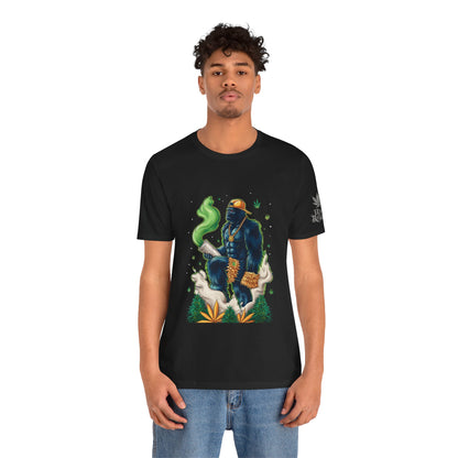 Bigfoot Cannabis Scholar T-Shirt - Premium Sasquatch 420 Lifestyle Apparel