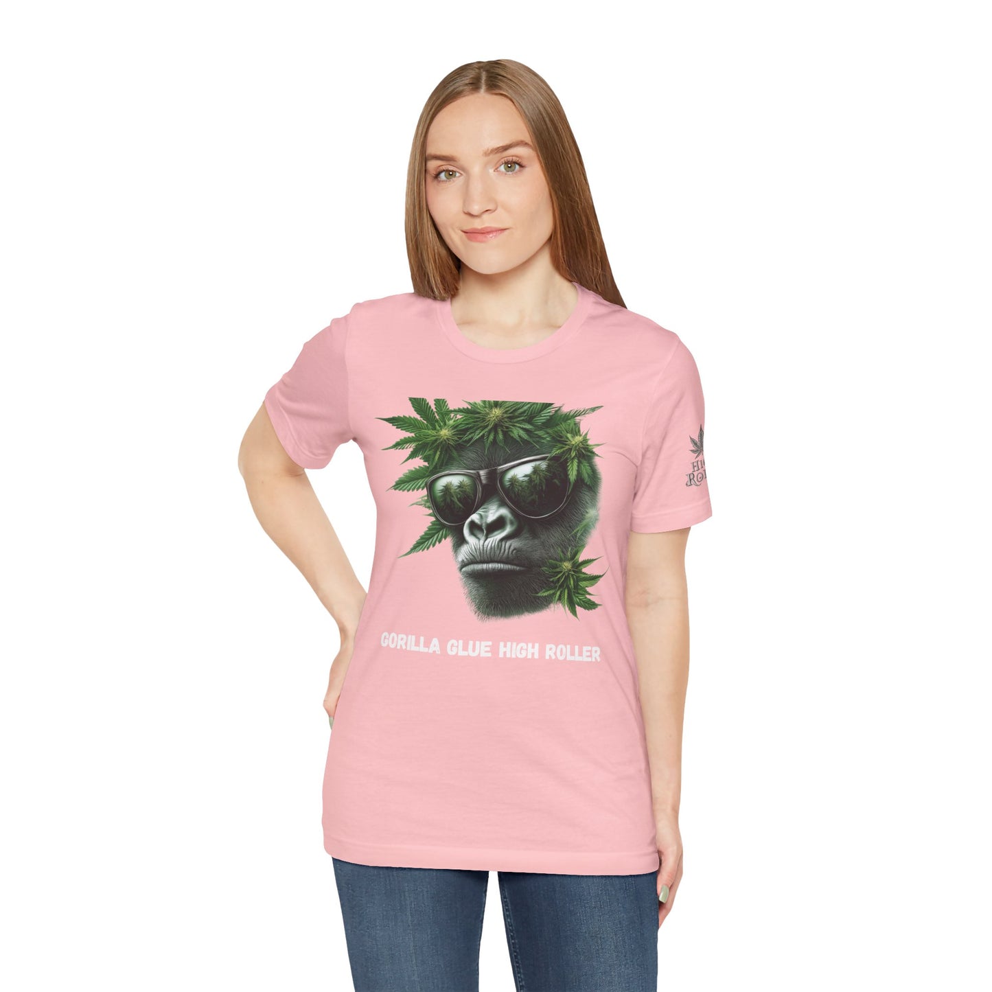 Gorilla Glue Elite Tee - Premium Airlume Cotton Cannabis Strain Culture Black Shirt