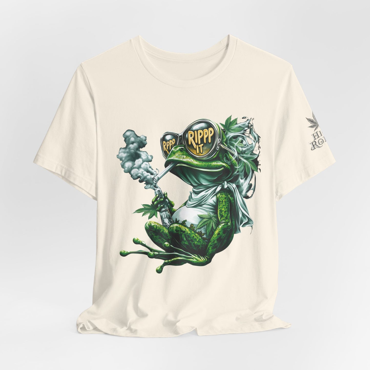 RIPPP IT Cosmic Frog Tee - Premium Airlume Cotton Cannabis Culture Streetwear