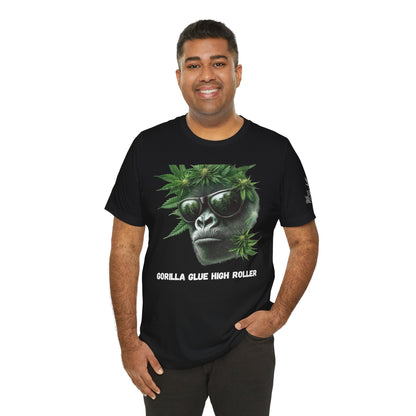 Gorilla Glue Elite Tee - Premium Airlume Cotton Cannabis Strain Culture Black Shirt