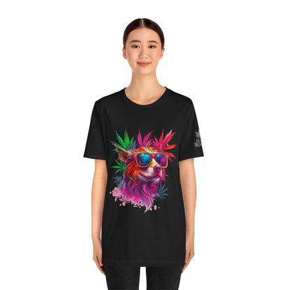 PSYCHEDELIC CANNABIS DOG™ | PREMIUM TRIPPY ART TEE